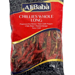 Alibaba Chillies Whole Long 100g