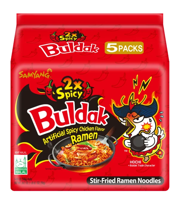 Samyang Buldak Hot Chicken 2x Spicy 5-pack