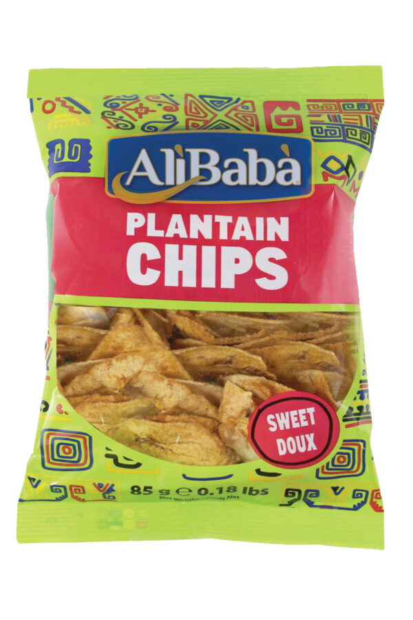 Alibaba Plantain Chips Sweet 85g