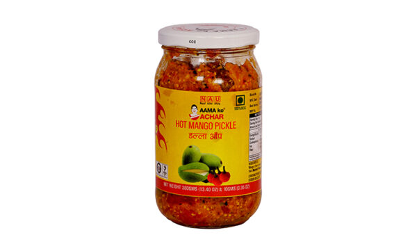 Aama ko Hot Mango Pickle 380g