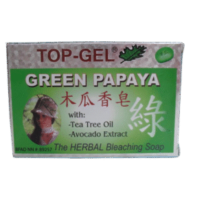 Top Gel Papaya Soap Green 135g