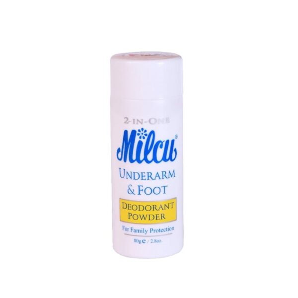 MILCU UNDERARM&FOOT POWDER 80GR