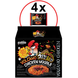 Paldo Instant Noodles Chicken Volcano 4x140g
