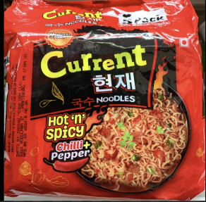 Current Instant Noodles Hot n' Spicy 5*100g