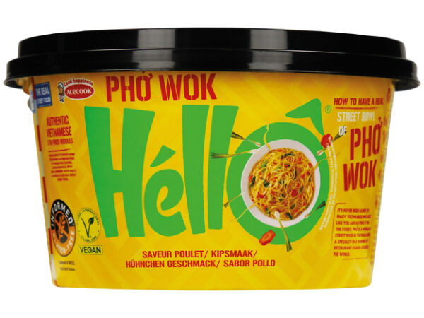 Hello Instant Noodles Pho Wok Chicken 76g