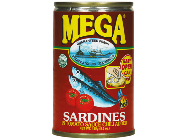 Mega Sardines in Tomato Sauce Chilli 155g