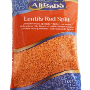 Alibaba Red Lentils 1kg