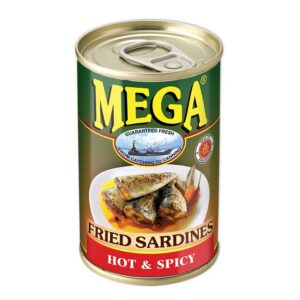 Mega Fried Sardines Hot & Spicy 155g