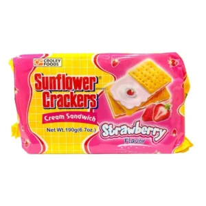Sunflower Cracker Strawberry 190g