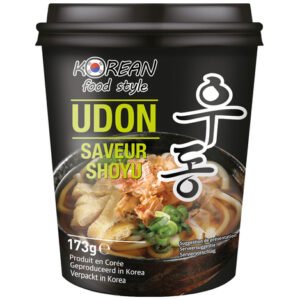 Korean Food Style Udon Noodles Shoyu Cup  173g